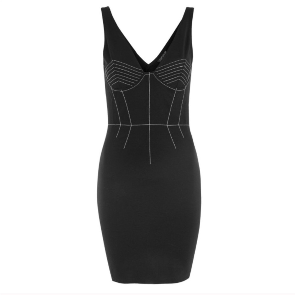 TOPSHOP BLACK MINI DRESS